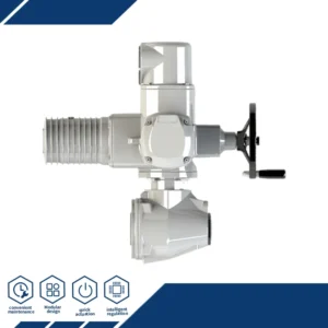 Motorized Multi Turn Electric Actuator Bevel Gear Output Torque Multiplied 120Nm – 16000Nm in Chemicals