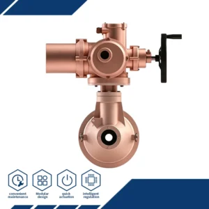Multi Turn Electric Actuator ON/OFF Duty Open and Close Action Bevel Gear Driven IP67 1/3 Phase 50/60Hz in Power