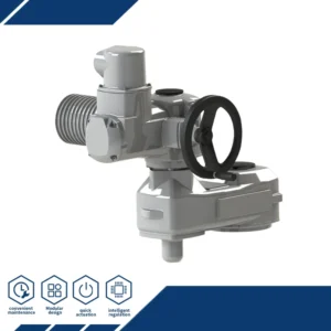 Multi Turn Electric Actuators Integrated with Spur Gearboxes 16000nM Torque for Steel Plant