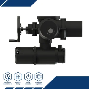 Multi Turn Electric Motorized Actuator Remote Local IP68 Status and Alarm User Friendly Setup Menus in Power Industry