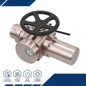 Multi Turn Electric Valve Actuator Isolating Duty S2 15min Mechanical Electrical Limit in Shipbuilding