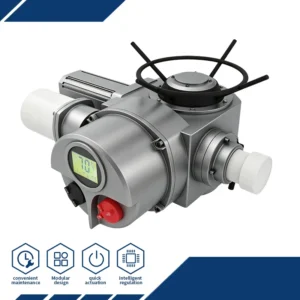 Multi Turn Intelligent Modulating Electric Actuator OPEN STOP CLOSE BUTTONS Control Signal 4~20mA in Chemical Industry
