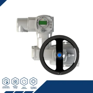 Multi Turn Modulating Electric Actuator 4 20mADC to PLC DCS OPENING and CLOSING INDICATOR LIGHTS for Oil Industry