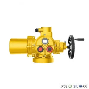 Multi Turn Operated Electric Actuator Globe Valve for Water Normal Temperature 1 Year Warranty Valve Pressure