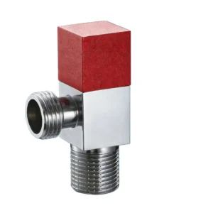 Multi-color Chrome Plated G1/2 Stop Water Square Angle Valve Pressure-resistant Brass Angle Valve for Kitchen & Bathroom