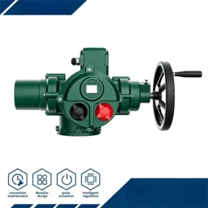 Multi turn Electric Valve Actuators Analog signal 4 20mA 0 10V Position Sensor Water Treatment and Paper making Industries