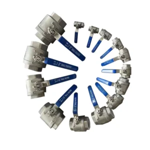 NPT BSPP SS304 Ball Threaded Flanged Valve One-piece Two-piece and Three-piece Ball Valves