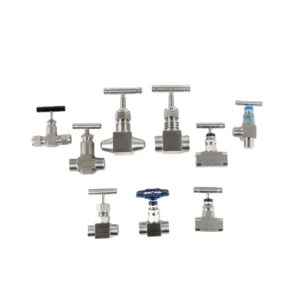 Needle Valve 6000psi Working Pressure 1/8 in to 3/4 in 6mm to 14mm Tube Fitting NPT BSPT BSPP