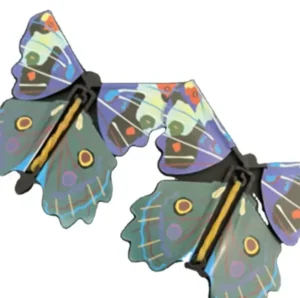 New Design Blue Magic Props Butterflies Rubber Band Powered Butterflies Flying Butterfly
