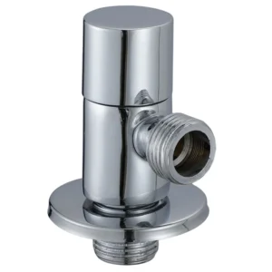 New Design Chrome Plated Angle Valve Toilet Delicate Appearance Bathroom 2/1 Brass Angle Valve