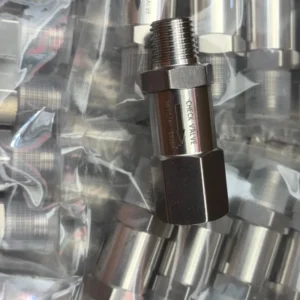 Non Return Valve NRV Silent Backflow Spring In Line Check Valve Stainless Steel Hydraulic Check Valve
