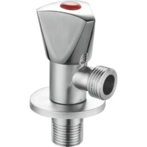 (OBQ1129) Wall Mounted Brass High Quality Chromed Finishing G1/2″ Valve for Bathroom Kitchen Living Room Supply Stop Angle Valve
