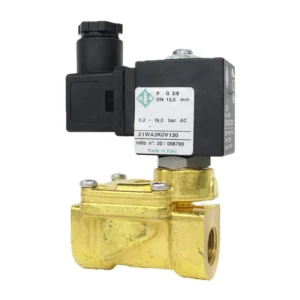 ODE Solenoid Valve Brass 21WA3K0V130 Pilot Control 2 Way Normally Closed 12W 14W 220V 3 8inch DN10 Air Compressor Coffee Machine