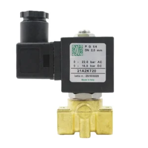 ODE Solenoid Valve Brass G 1 4” DN8 21A2KT20 AC220V AC110V DC24V AC24V 2 Way Direct Acting N.C. Normally Closed PTFE