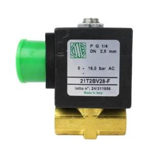 ODE Solenoid Valve Brass G 1 4” DN8 21T2BV28 F AC220V AC110V DC24V AC24V 2 Way Direct Acting Normally Closed Beverage Machine