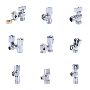 OEM Angle Valve Toilet Bathroom Water Valve Brass Core Angle Stop Valve
