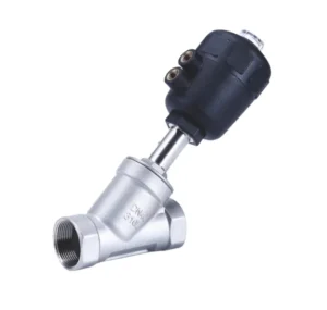 OEM Customizable 304 Stainless Steel Angle Seat Valve High Temperature Pneumatic Control Valve NPT BSPT DN10~DN80 Water Gas