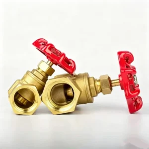 OEM Factory 1/2 to 2 Inch DN15-DN50 PN16 BSP NPT Female Threaded Brass Gate Valve Sluice Valve for Water Plumbing Use