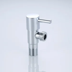 OEM Factory Commercial Stainless Steel 90 Degree Brass Angle Valve Multi Function Water for Bathroom Kitchen General 1/2