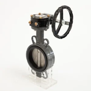 OEM GGG50 Cast Iron QT450 Turbine Clamp Butterfly Valve Manual Soft Seal Butterfly Valve for Water Gas Oil Medium