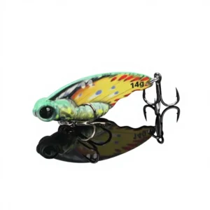 OEM High Vibration Butterfly Vibra Lure Printed Long Casting Zinc Alloy Freshwater Fishing Bait