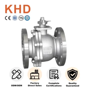 OEM Industrial Ball Valves Stainless Steel 304 Flanged Type 4in Manual Power Manual Industrial Ball Valves