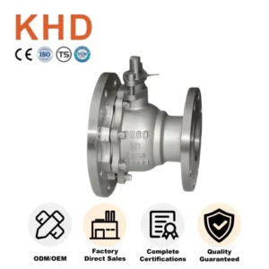 OEM Industrial Stainless Steel Ball Valve High Temperature High Pressure Control Manual Water Gas Oil Flange Ball Valve