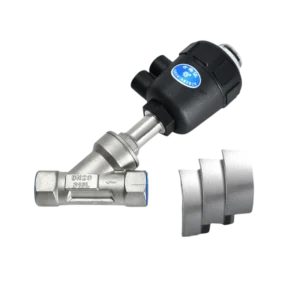 OEM/ODM Stainless Steel Pneumatic Angle Seat Valve DN15-DN80 Control Angle Seat Valve for Chemical Industry