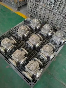 Oil Refinery Ball Valve API 6D Trunnion Class 900 RF Flange Sour Service NACE