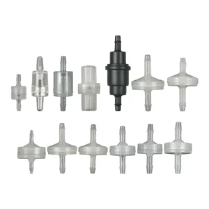 One-Way Plastic Flow Check Valve with PTFE Sealing and Leak-Proof Pagoda Joint PP Hose for Water Pipes Normal Temperature
