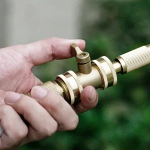 Outdoor Faucet Irrigation System Hose Connector Shutoff Brass Stop Valve for Garden