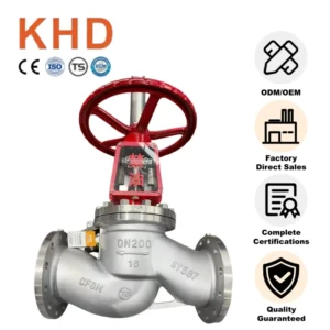 Oxygen Globe Valve Stainless Steel Flange 304 Manual Oxygen Stop Valve for Without Oil Degreasing Special