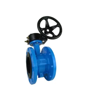 PN10 16 Ductile Iron Rubber Seat Flange Butterfly Valve EPDM Rubber Flange Butterfly Valve Manufactured in China