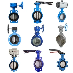 PN10 PN16 Electric Wafer Lug Type Butterfly Valve Cast Iron Body DN50-DN200 Port Size for Industrial Water Wastewater Treatment