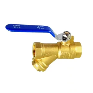 PN16 1/2 Inch DN15 Brass Y Type Strainer Valve with Stainless Steel Filter Net