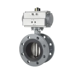 PN16 5K 10K 150LB JIS10K Ductile Iron Cast Iron EPDM Seal Pneumatic Flange Ball Valve for Water Oil Gas Medium/Low/High