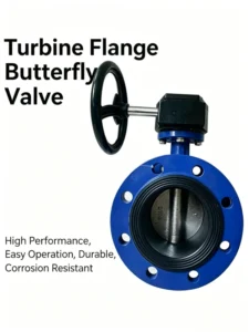 PN16 D341X-16Q Manual Worm Gear Ductile Iron Flanged Soft Seal Resilient Seated Butterfly Valve DN100 DN150