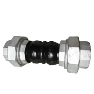 PN16 High Pressure Double Sphere Flexible Rubber Bellow Joint with Electro Galvanized Flanges