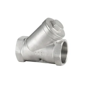 PN16 Manual Stainless Steel 304 DN25 Water Threaded End Y Type Strainer Filter Valve
