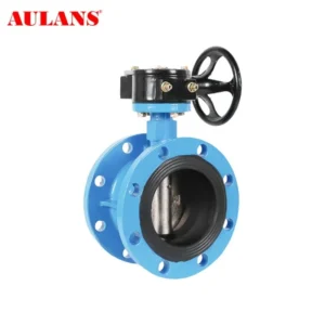 PN16 Medium Pressure Low Leakage Worm Drive Flanged Butterfly Valve