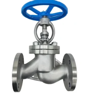 PN40 DN50 Cast Steel Manual Operated Globe Valve Bellow Seal High Temperature Stop Valve for Steam OEM Customizable for General