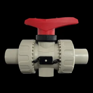 PPH Double Union Plastic Ball Valve Manual For Water For Butt And Socket Welding OEM Customization Supported