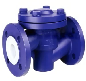 PTFE Lined Check Valve Chemical Pipeline Non Return Valve