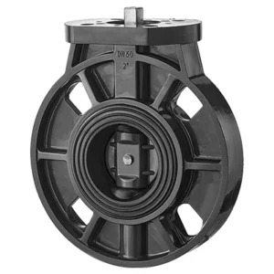 PVC Butterfly Valve for Water Supply with High Platform