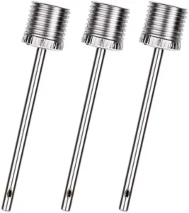 Pack 100 X Ball Pump Needle Valve Metal Needle Hollow Needle for Ball Pump Football