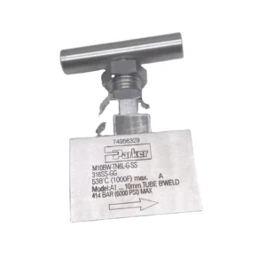 Parker M10BW-TN6L-G-SS TN Series Needle Valve 6000 Psig Outlet Pressure Pneumatic Parts