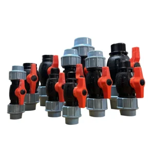 Pn16 63Mm HDPE Pipe Fittings Manual PP Pressure Ball Various Models for Water Control Valve Accessories OEM Customized Support