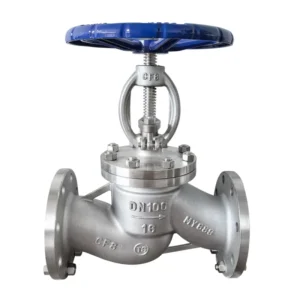 Pneumatic 304 Stainless Steel Flanged Globe Valve High Temperature Steam Shut Off DN50-DN80 Large Diameter Customization