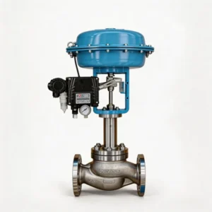 Pneumatic Air Control Valve DN15 with Industrial Diaphragm and 4to20ma Modulating Positioner for Air Stainless Steel