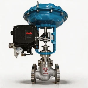 Pneumatic Control Valve with Diaphragm Actuator for High Temperature Steam Pressure Regulating Cage Type Hardened Trim DN50 PN40